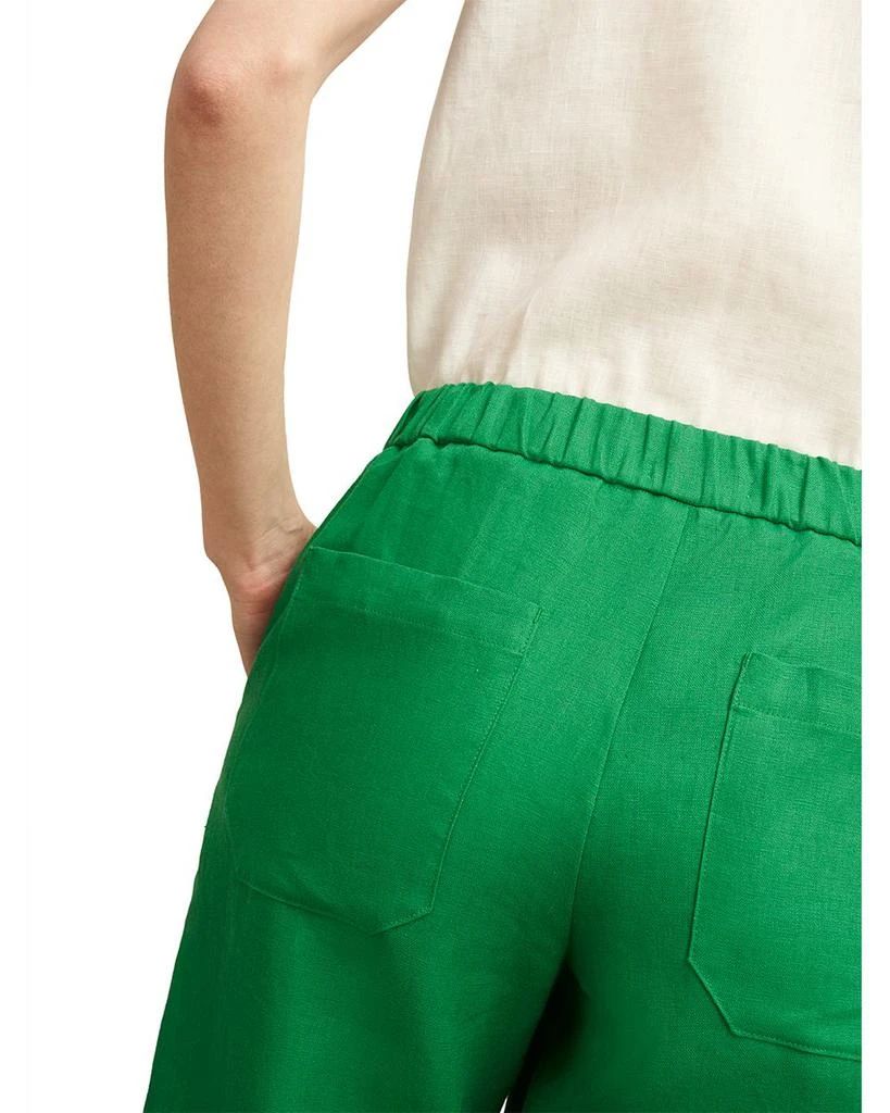 HOBBS LONDON Lillie Linen Cropped Kick Flare Pants 4