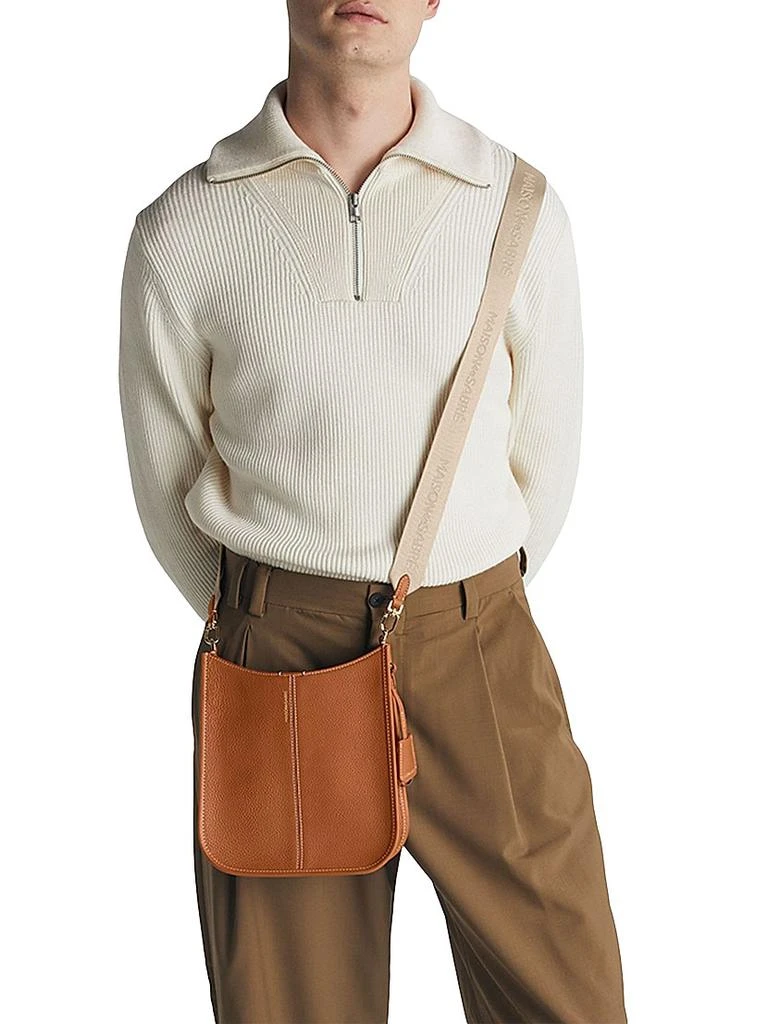 Maison de Sabre Leather Saddle Bag 3