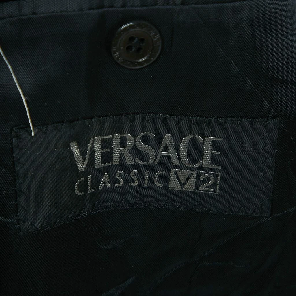 Versace Classic V2 Versace Classic V2 Black Pinstripe Wool Single Breasted Blazer XL 5