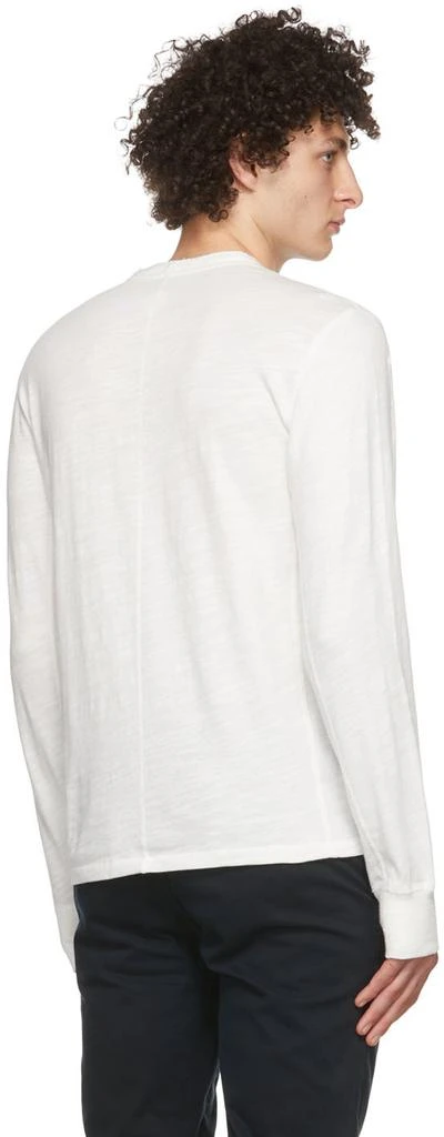 Rag & Bone White Cotton Henley 3