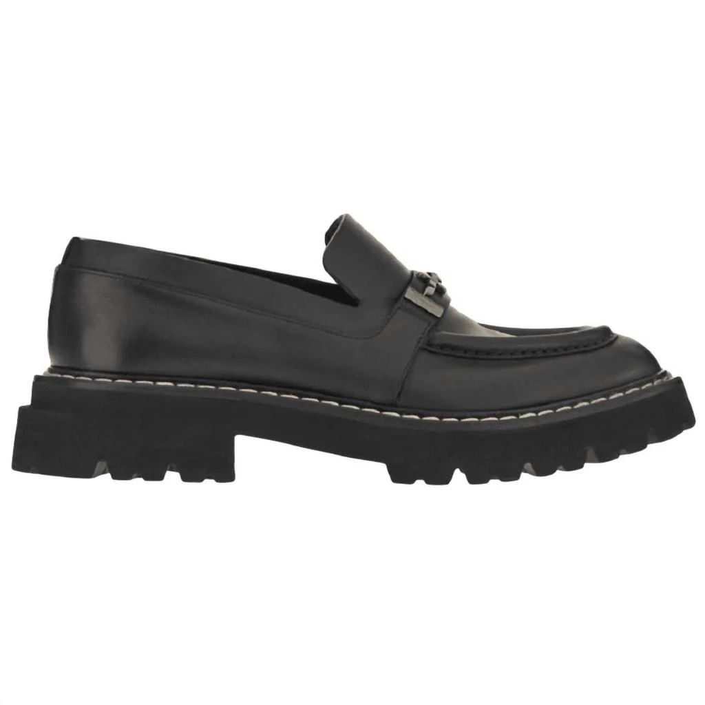Salvatore Ferragamo Men
s Naval Gancini Ornament Moccasin In Black 2