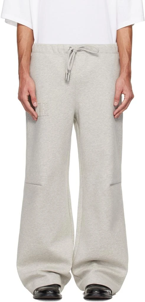 Jean Paul Gaultier Gray 'The Embossed Gaultier' Lounge Pants 1