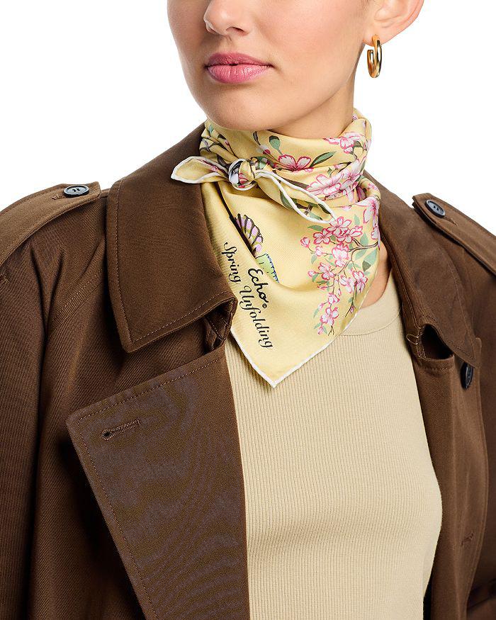 Echo Design Spring Unfolding Silk Square Scarf