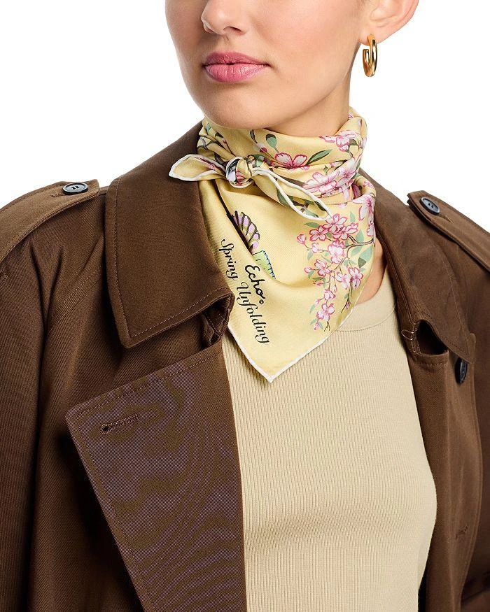Echo Design Spring Unfolding Silk Square Scarf 1