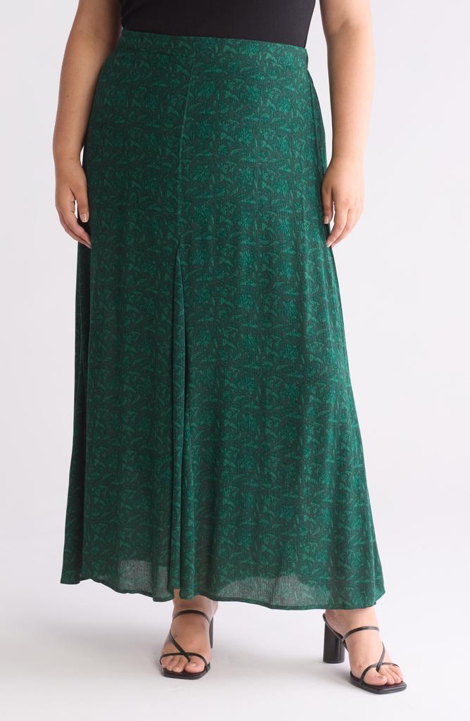 Bobeau Godet Maxi Skirt