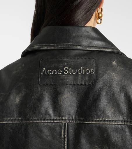 Acne Studios Leather biker jacket 7