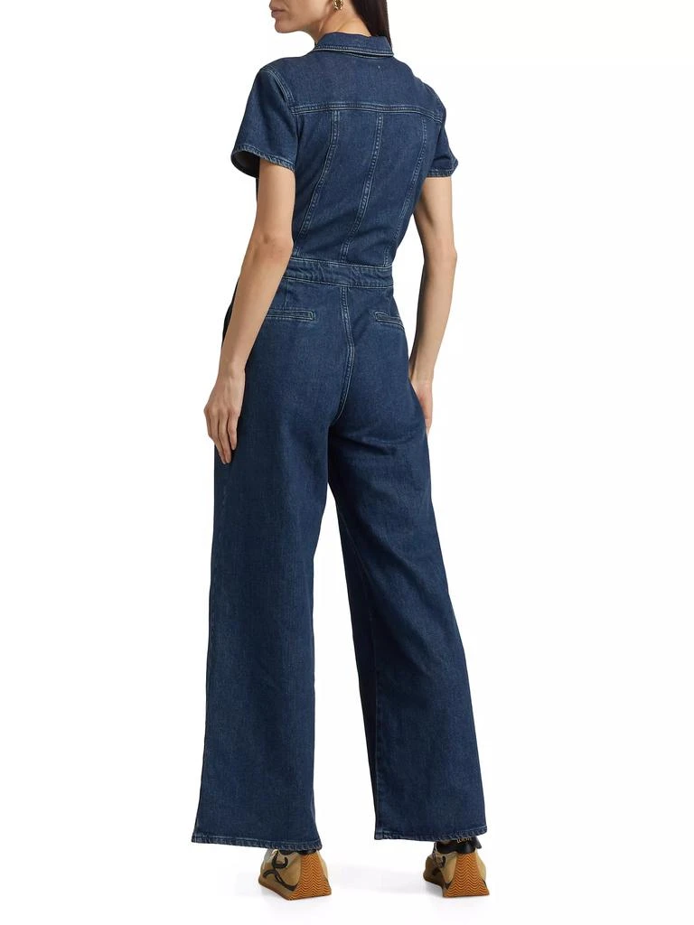 Good American Fit For Success Denim Jumpsuit 5