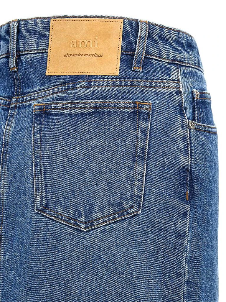 AMI AMI Paris Denim Skirt 4