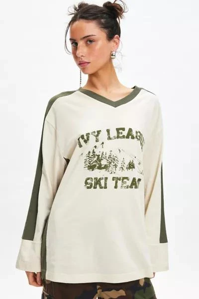 BDG BDG Joanie Ivy League Ski Team Graphic Long Sleeve Jersey Tee 2