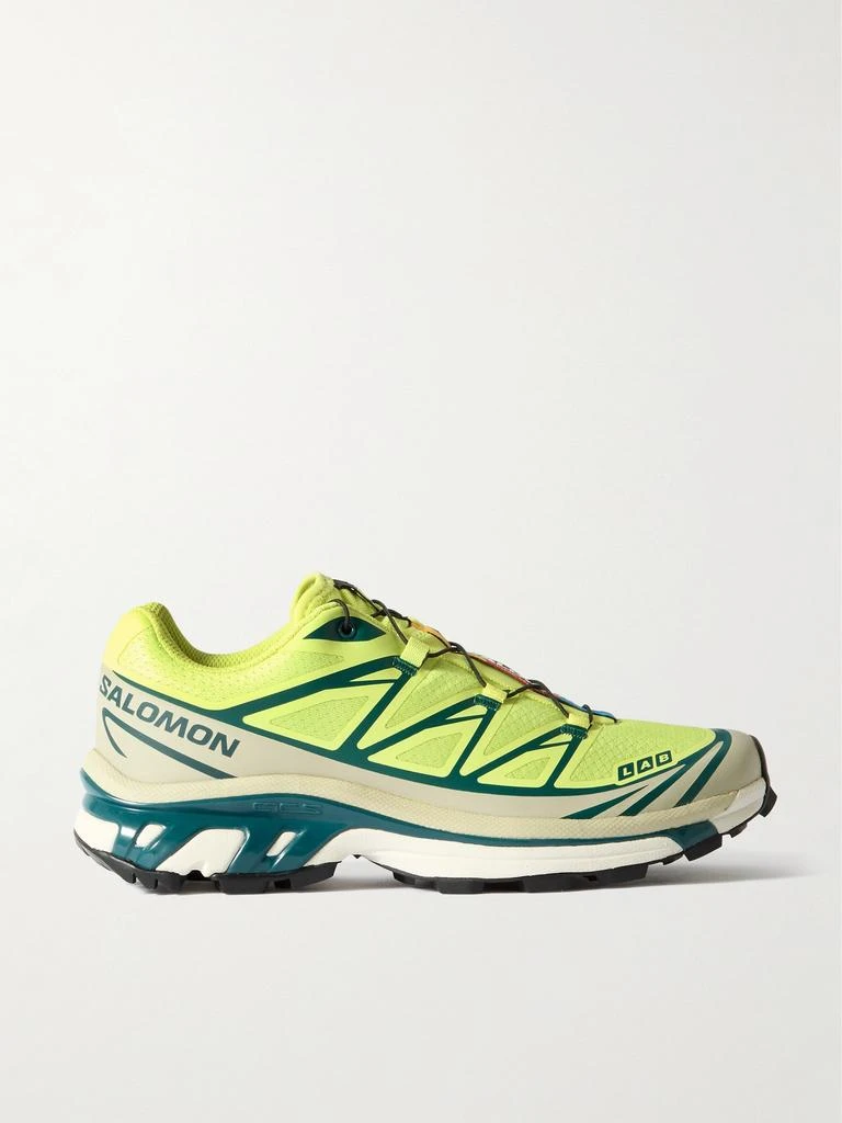 Salomon Xt-6 橡胶边饰网眼运动鞋