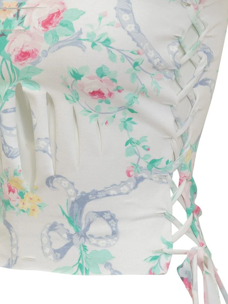 Collina Strada Collina Strada Lace-Up Floral Top 3