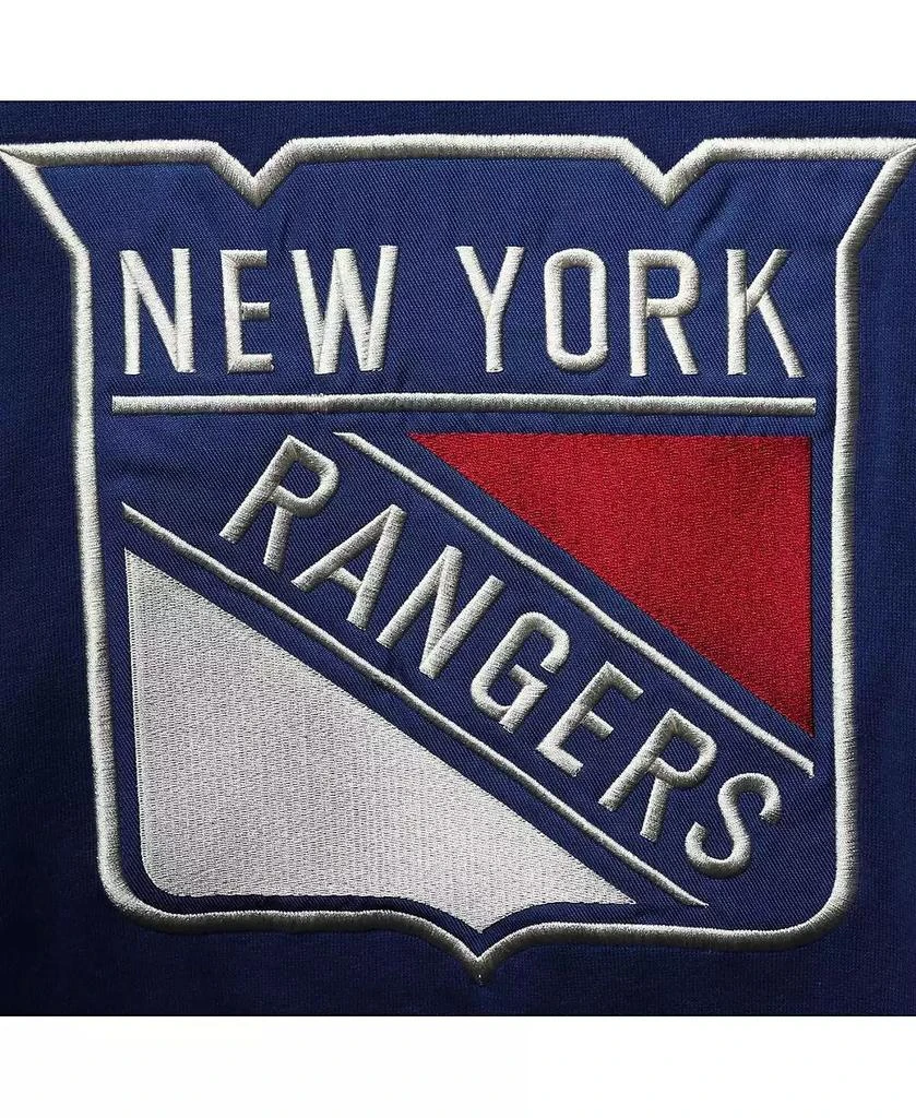 47 Brand Men's Artemi Panarin Blue New York Rangers Player Name and Number Lacer Pullover Hoodie 3