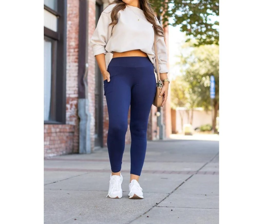 Julia Rose Julia Rose - Nyla With Pocket Full-length Leggings