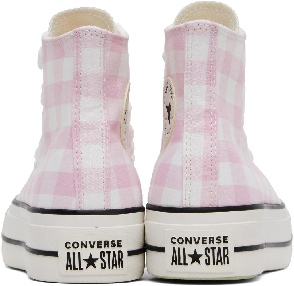 Converse Pink & White Chuck Taylor All Star Gingham Sneakers 2