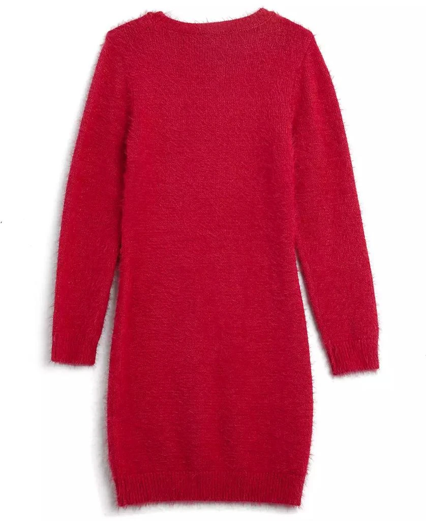 Guess Girls' Long Sleeve Sweater Dress