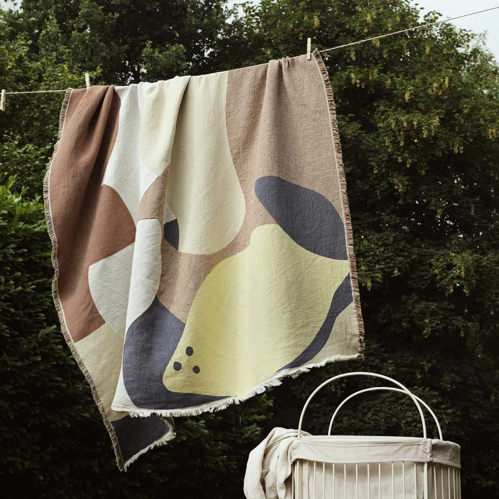 Broste Copenhagen Broste Copenhagen Daphne Throw - Lemon 3