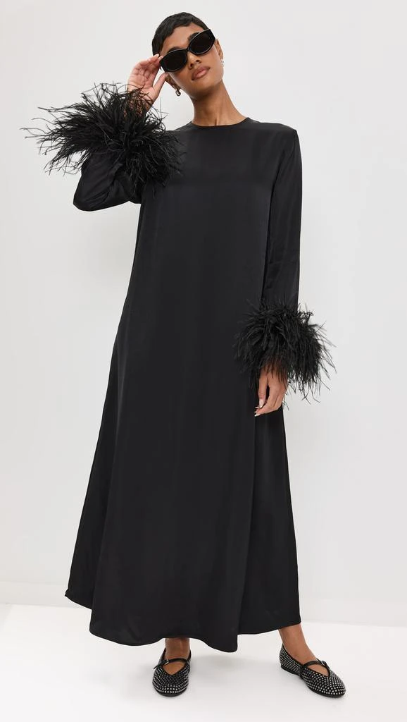 Sleeper Suzi Maxi Dress with Detachable Feathers 4