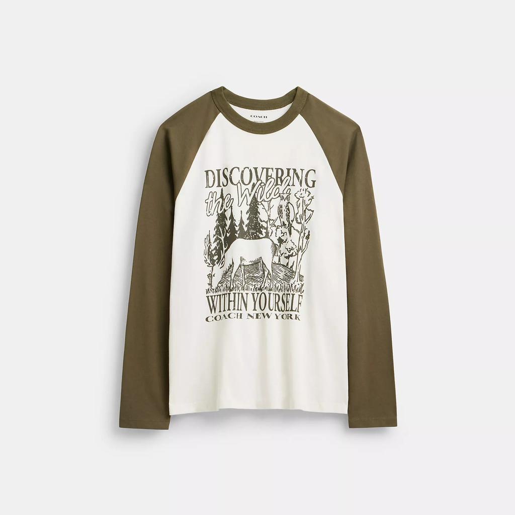 Coach Whale T Shirt In Organic Cotton - Free Shipping