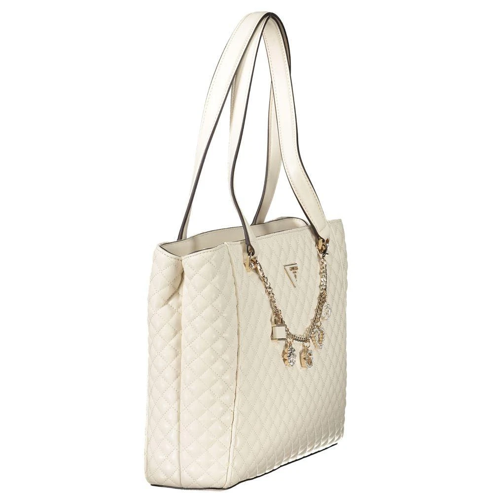 Guess Jeans Guess Jeans White Polyethylene Women Handbag 3