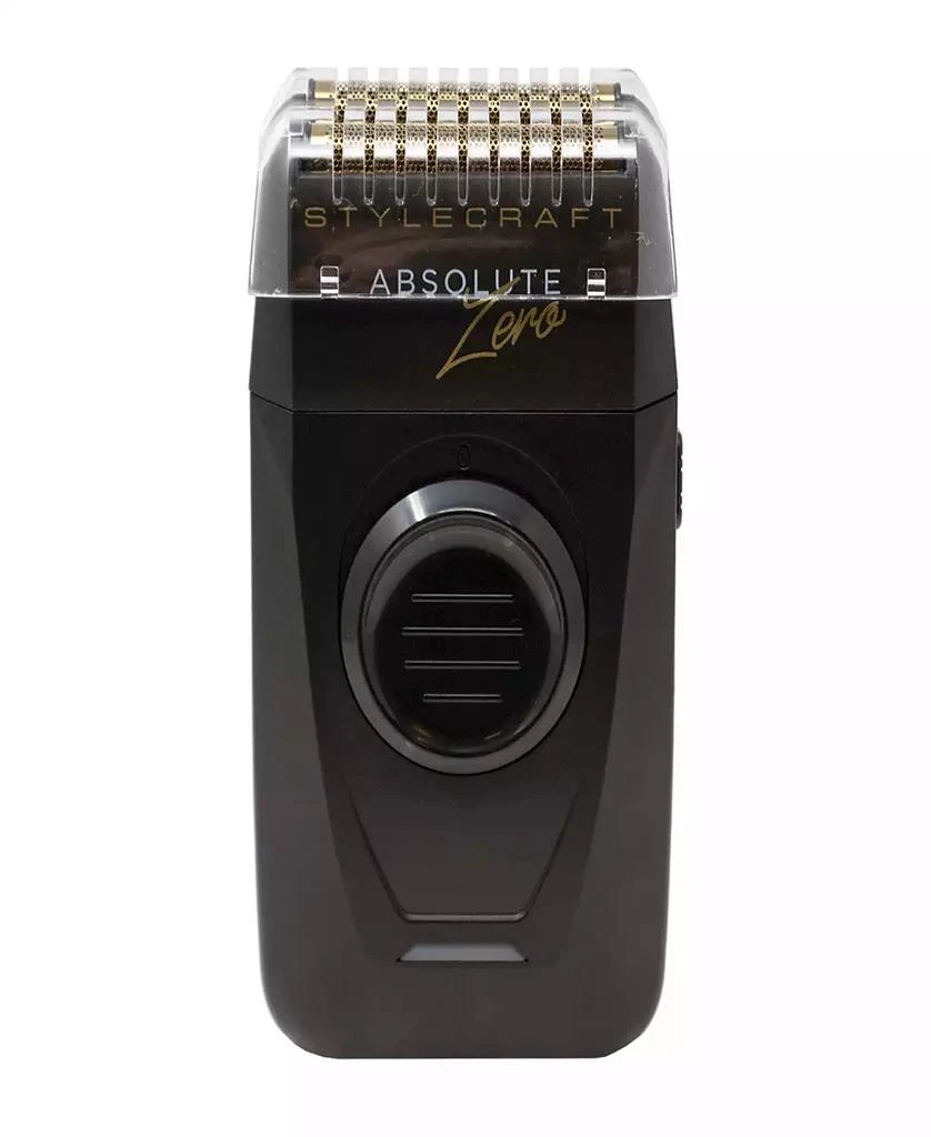 StyleCraft Professional Absolute Zero Professional Mens Foil Shaver with Built-in Retractable Trimmer, USB-C Rechargeable 6