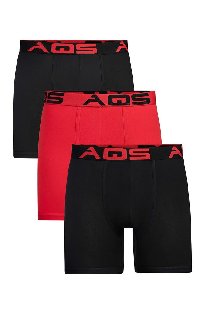 AQS Classic Fit Boxer Briefs - Pack of 3