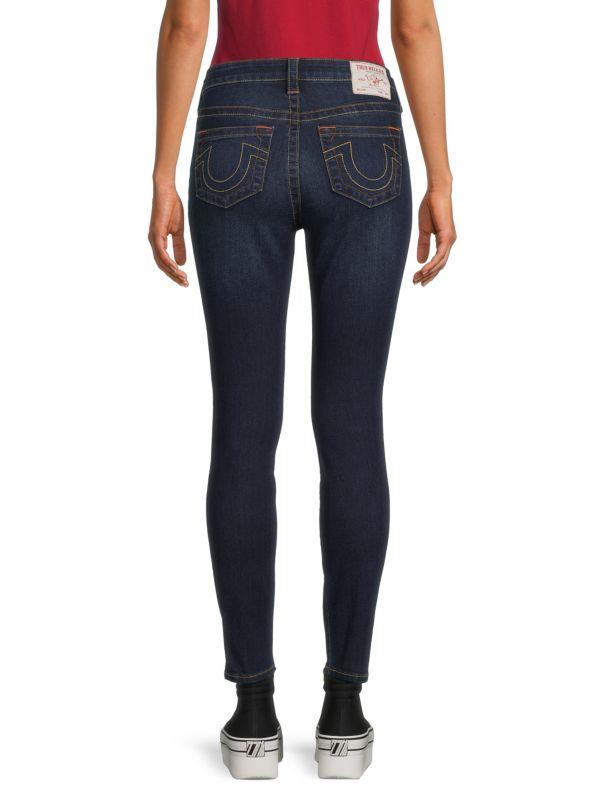 True Religion Jennie Mid Rise Skinny Jeans