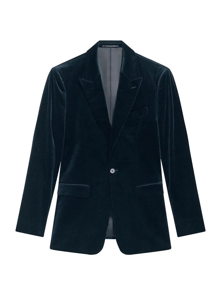 Theory Chambers Stretch Velvet Slim-Fit Blazer 4