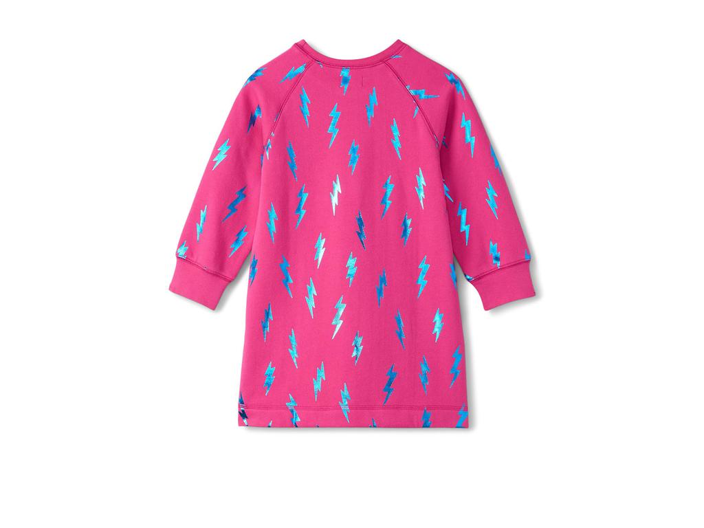 Hatley Lightening Bolt Sweatshirt Dress (Toddler/Little Kid/Big Kid)