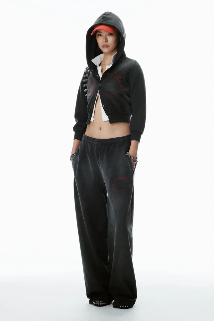 Alexander Wang Logo Oversized Sweatpants 1