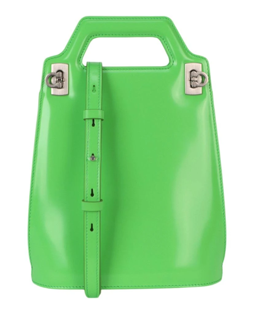 Salvatore Ferragamo Micro Wanda Patent Leather Shoulder Bag 1