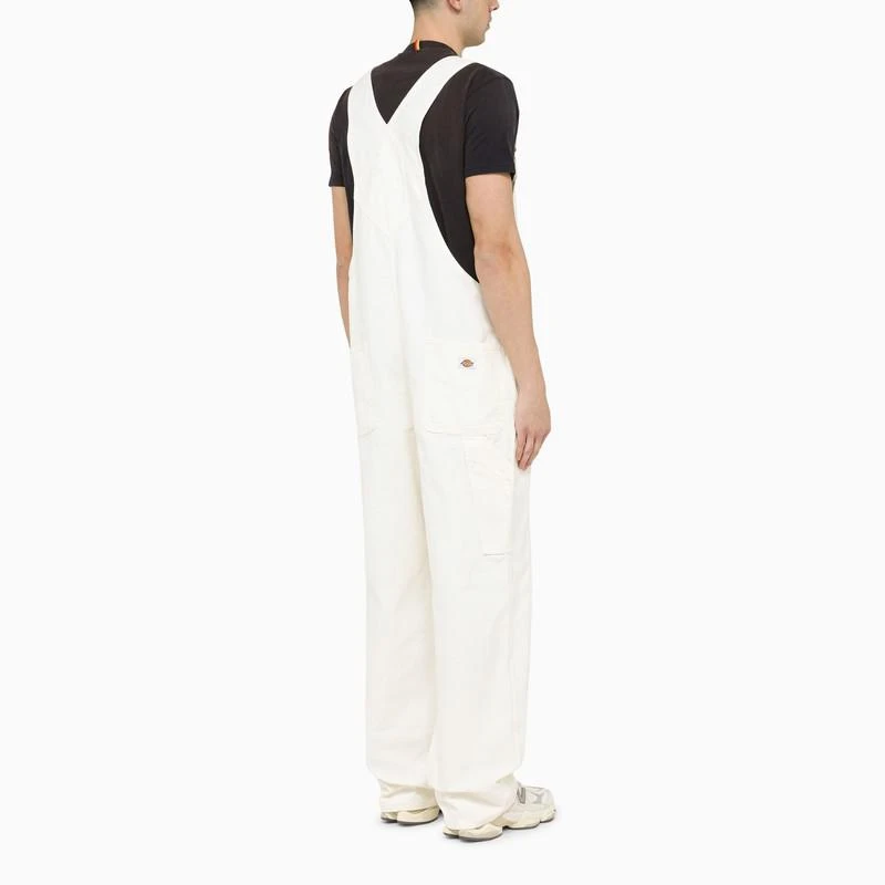 DICKIES WHITE BIB OVERALL JUMPSUIT 3