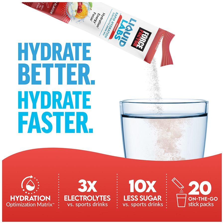 Force Factor Energy, Rapid Electrolyte Drink Mix Fruit Punch