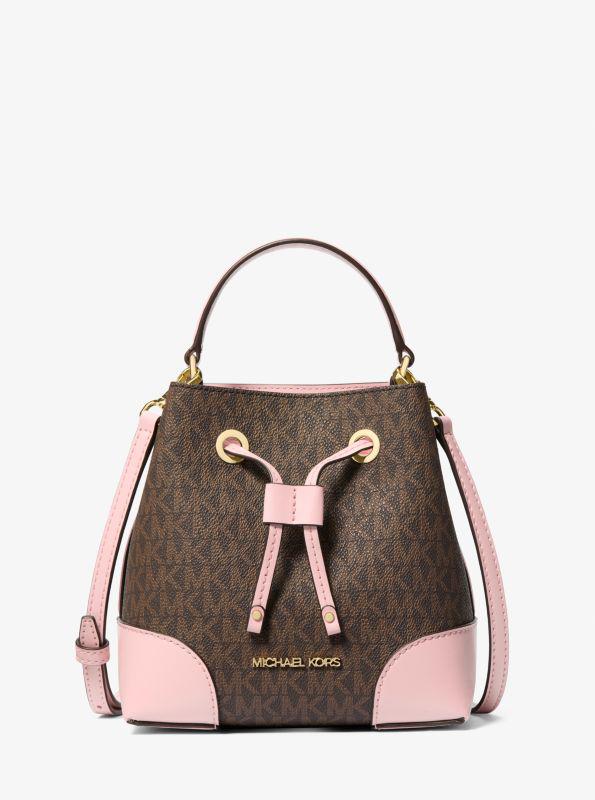 Michael Kors Mercer Small Logo Bucket Bag