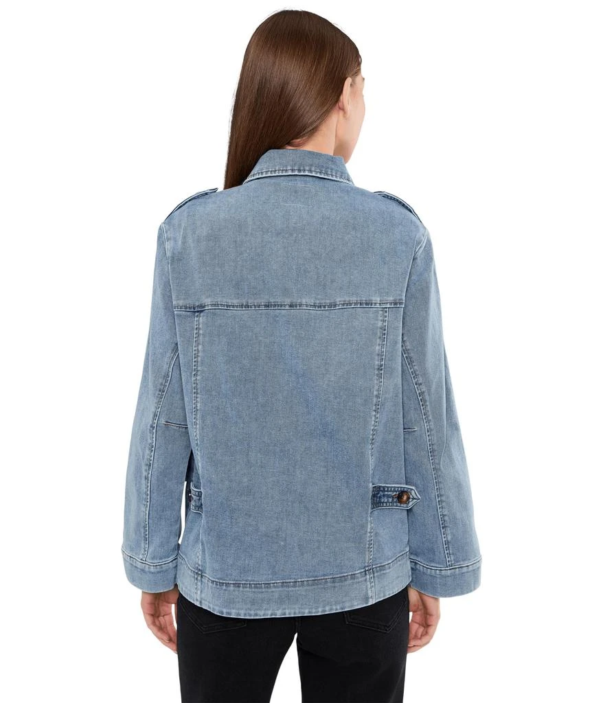 KUT from the Kloth Callista-Oversize Denim Jacket w/ Front Opening 4
