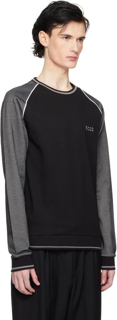 Hugo Boss Black Raglan Sleeve Sweatshirt