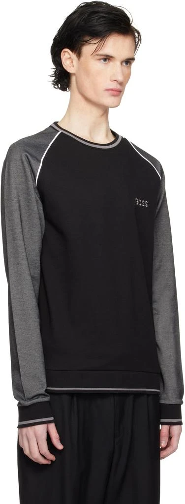 Hugo Boss Black Raglan Sleeve Sweatshirt 2