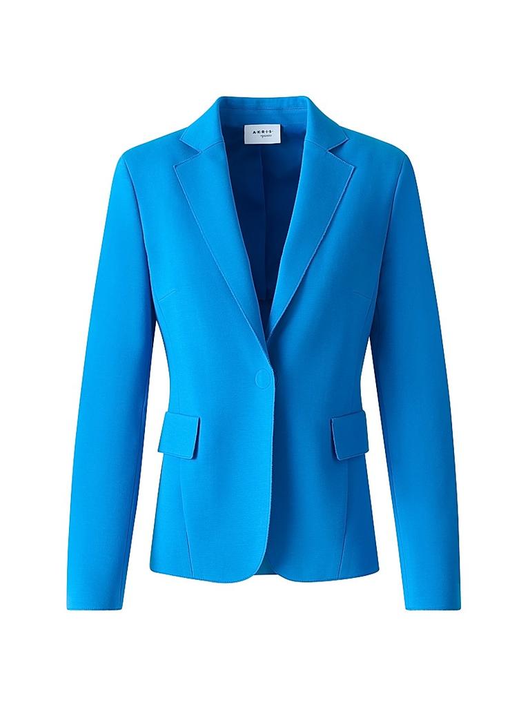 Akris Jersey One-Button Blazer