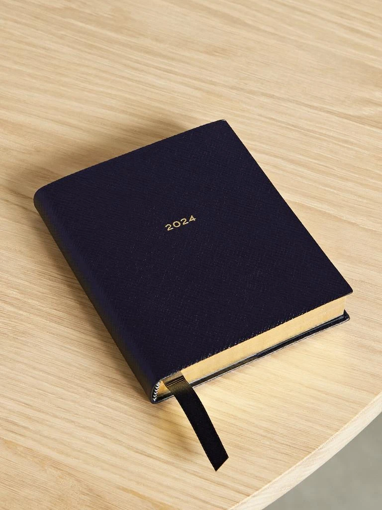 SMYTHSON Panama 2024 纹理皮革时装周日程本 1