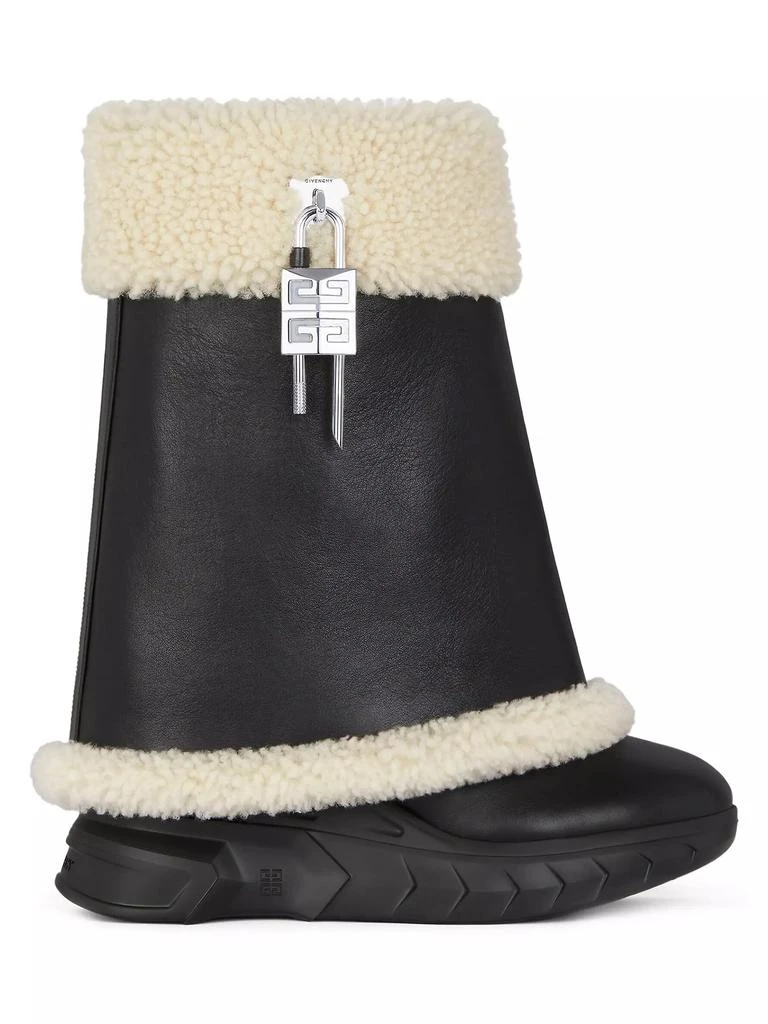 Givenchy Shark Lock Biker Ankle Boots 1