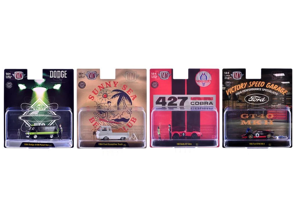 M2 "Auto News" Release 17 Set of 4 Cars Limited Edition to 8500 pieces Worldwide 1/64 Diecast Model Cars by  Machines