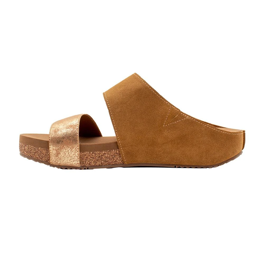 VOLATILE Campfire Metallic Slide Sandals 3