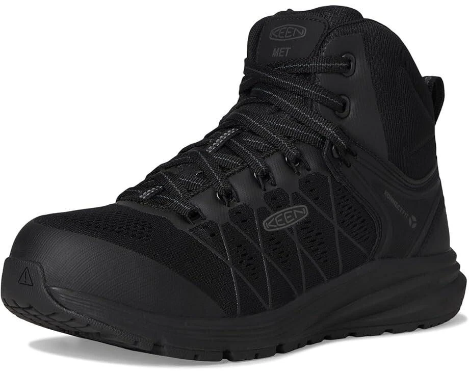 Keen Vista Energy Mid Women's US 8.5 Black Composite Toe Work Boots EEE3982 3