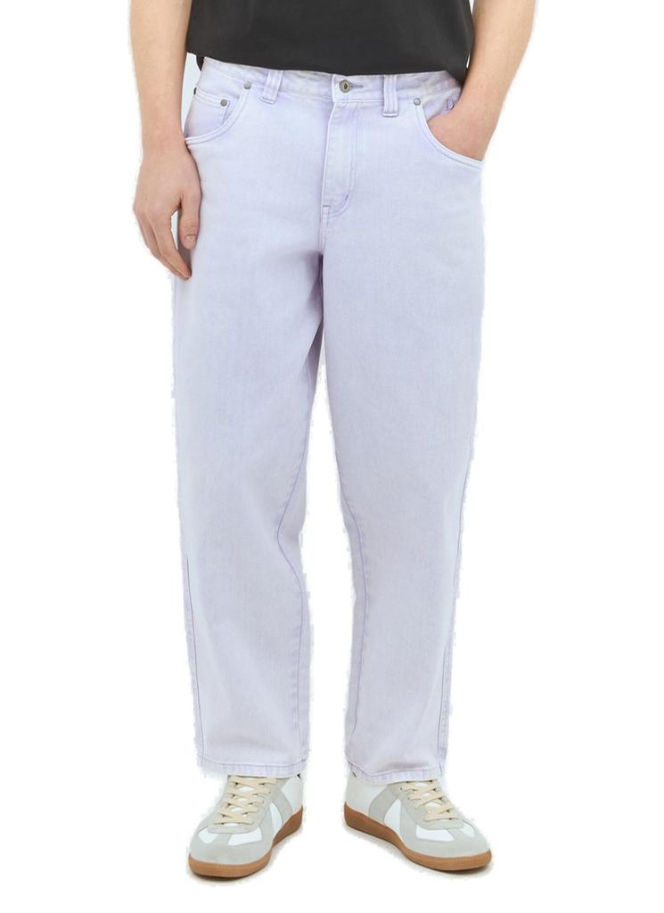 Dime Dime Baggy Straight-Leg Mid-Rise Jeans