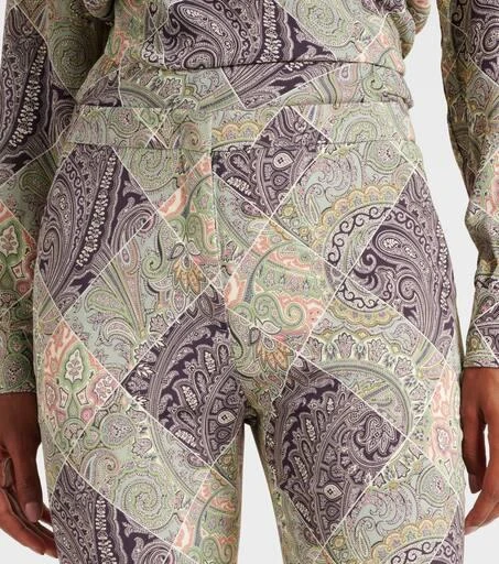 ETRO Paisley high-rise flared pants 4