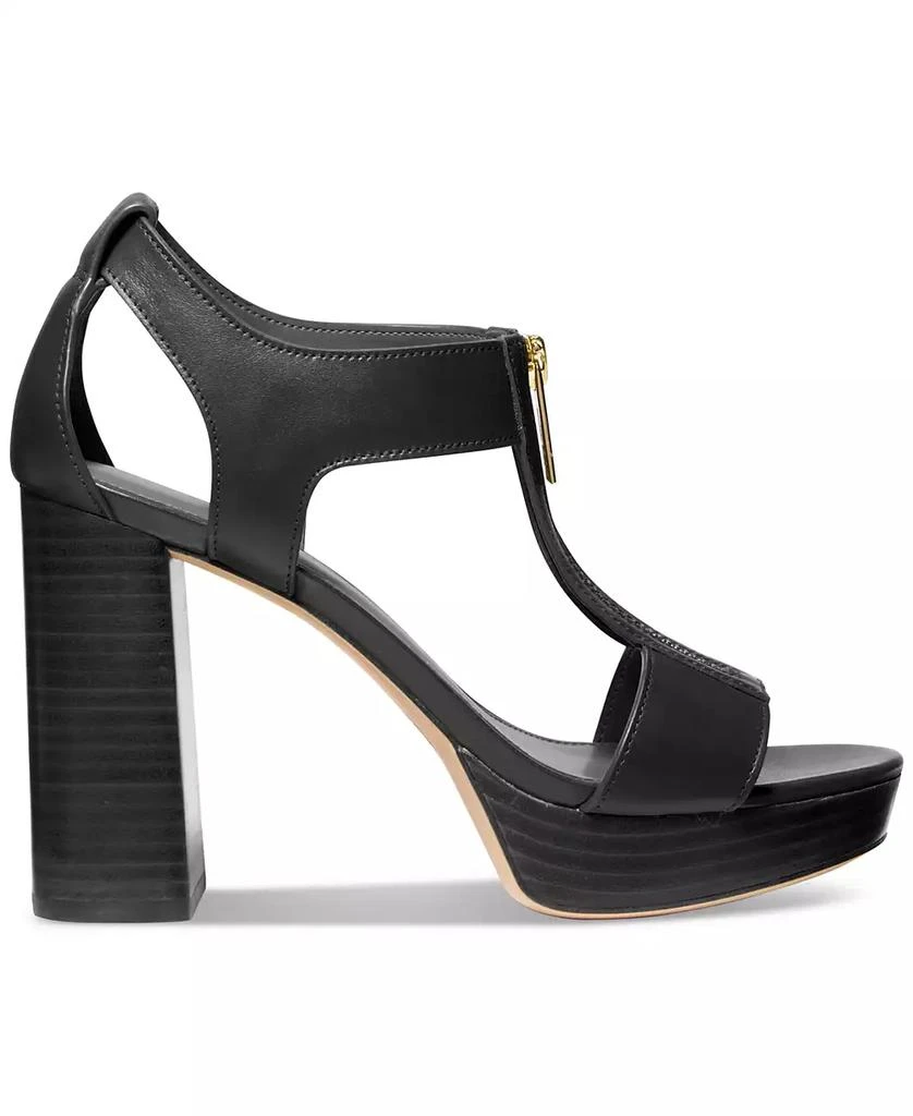 Michael Kors Berkley Mid Platform T-Strap Sandals 2