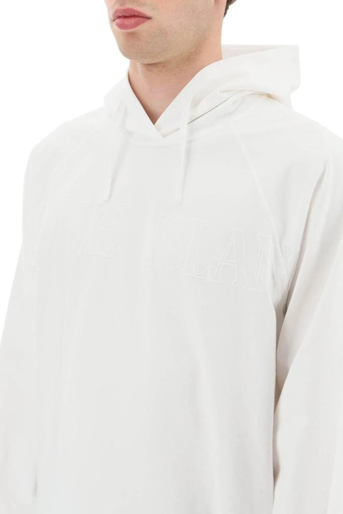 STONE ISLAND EMBROIDERED LOGO LIGHTWEIGHT HOODIE 5