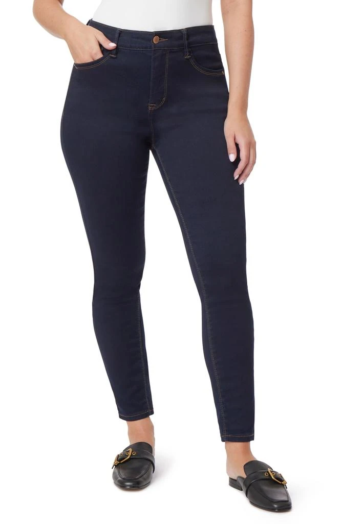 CURVE APPEAL Tummy Tucking High Rise Comfort Waist Skinny Jeans 1