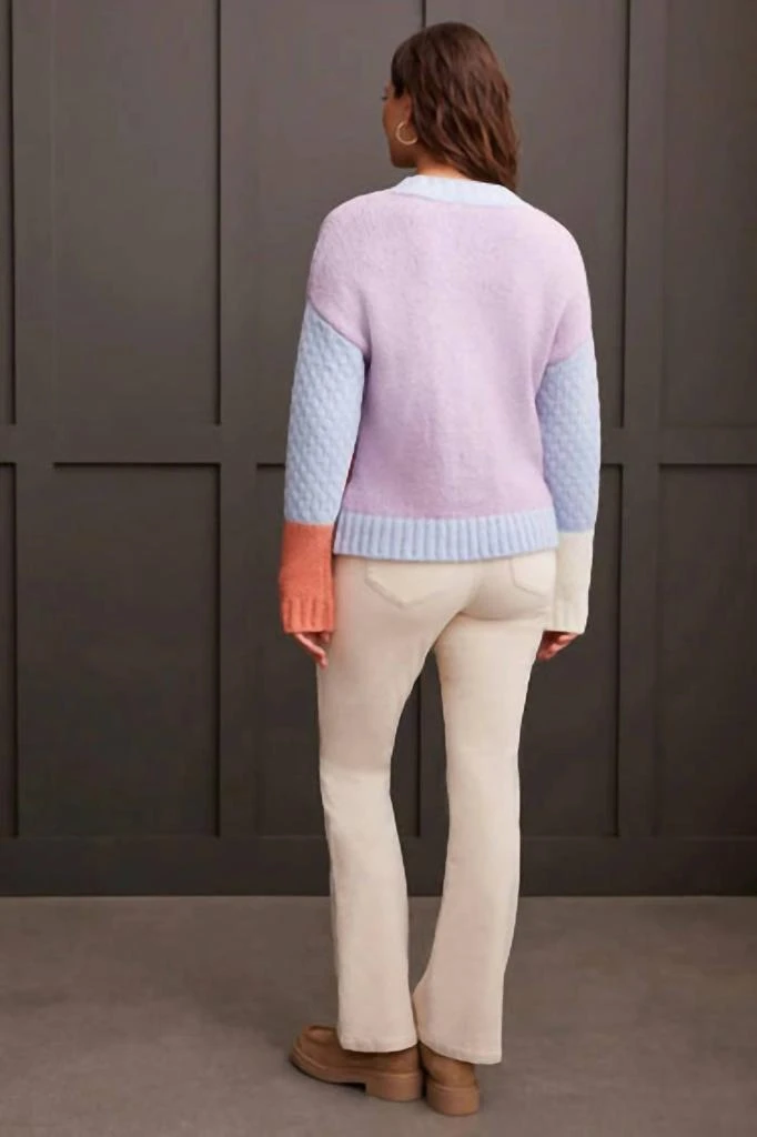 Tribal Tribal - Chenille Colorblock Sweater 2