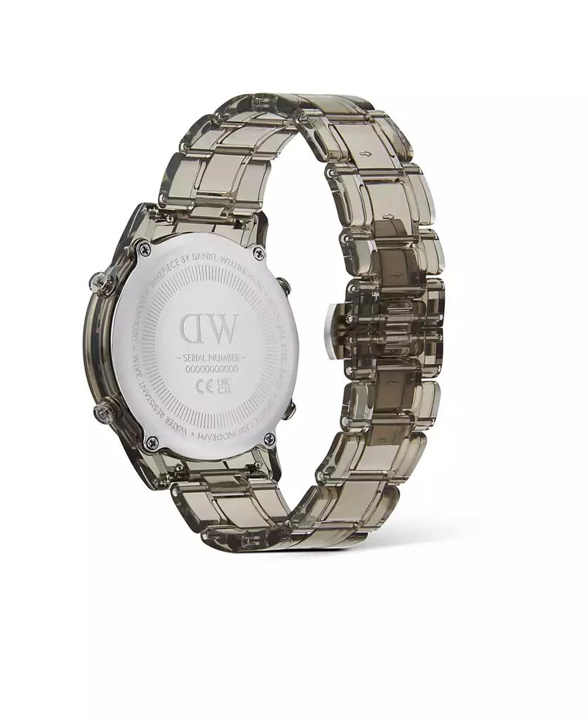 Daniel Wellington Men's Chronograph Gray Plastic Watch, 42mm 3