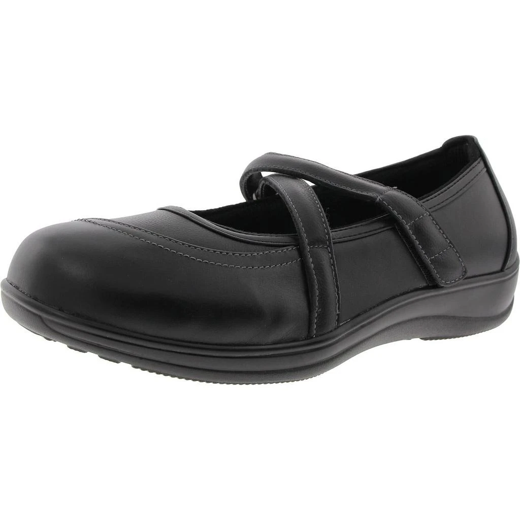 OrthoFeet Celina Womens Padded Insole Leather Mary Janes 1